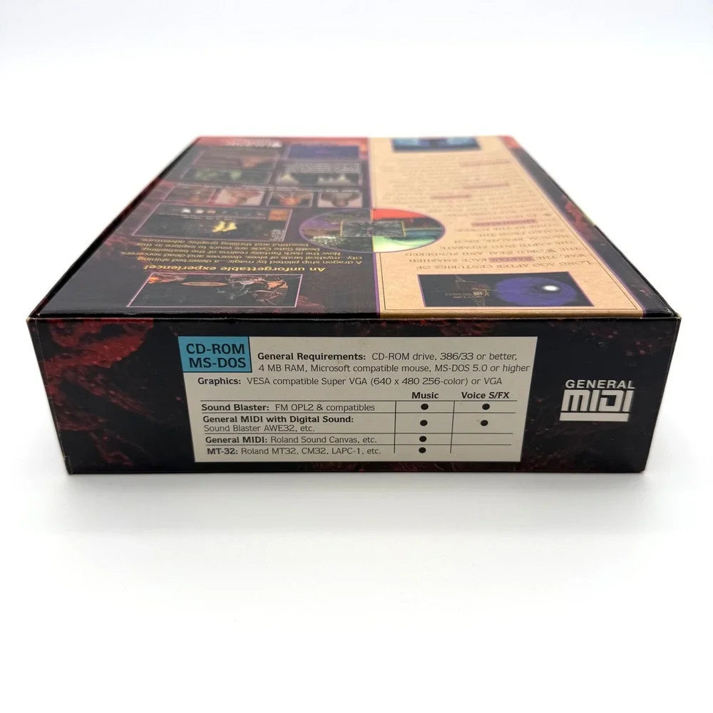 Death Gate PC Game 1994 Legend Big Box Complete CIB w/ Hint Book CD-ROM Lot